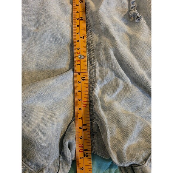 Juicy Couture Women's Small Light Blue Lyocell‎ Drawstring Elastic Waist Shorts - Picture 7 of 8